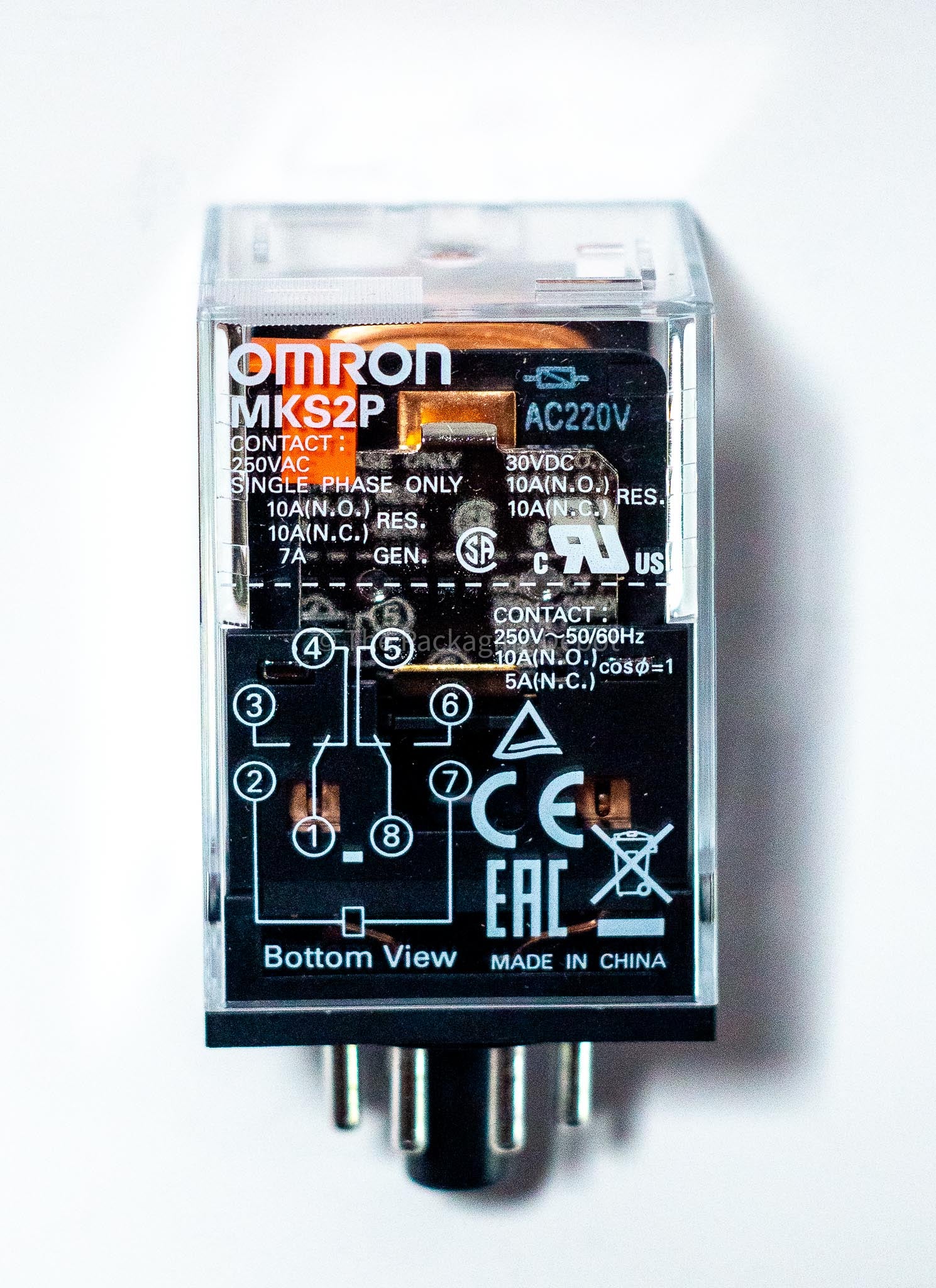 Preferred Packaging 8 Pin Relay - 110V, 220V, 24V