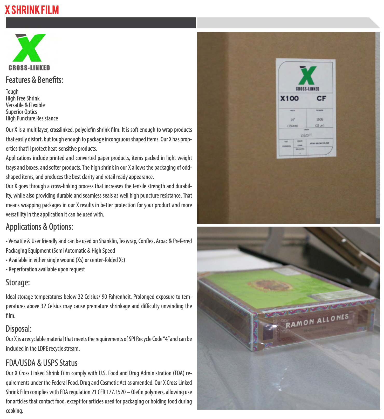 X Shrink Film